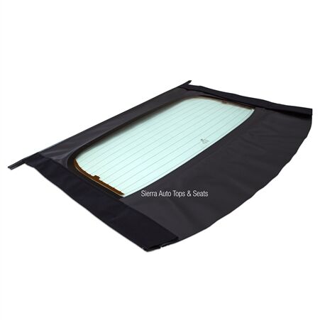 Chevrolet Convertible Top 1998-2000 Cavalier/Sunfire Window Section Pinpoint Vinyl Black