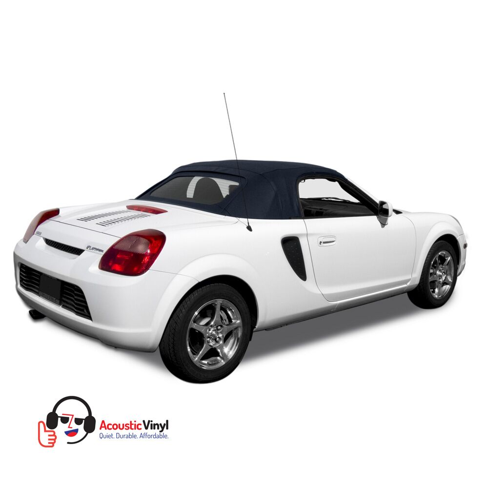 Toyota Convertible Top 2000-2007 MR2 Blue Trilogy Acoustic Vinyl Glass Rear Window
