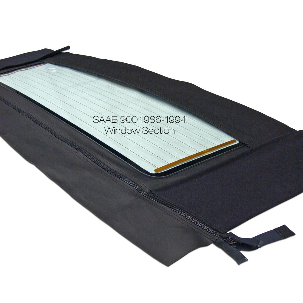 SAAB Convertible Top 1986-1994 900 Cabriolet Window Section German Classic Canvas Blue