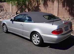 Mercedes Convertible Top 1999-2003 CLK (208) German A5 Canvas Graffitti