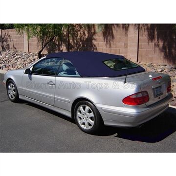 Mercedes Convertible Top 1999-2002 CLK (208) German A5 Canvas Mauve