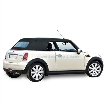Mini Cooper Convertible Top 2004–2008 Bordeaux Twill Canvas Glass Rear Window