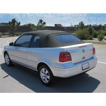 Volkswagen Convertible Top 2001-2002 Golf Cabrio TwillFast Canvas Black