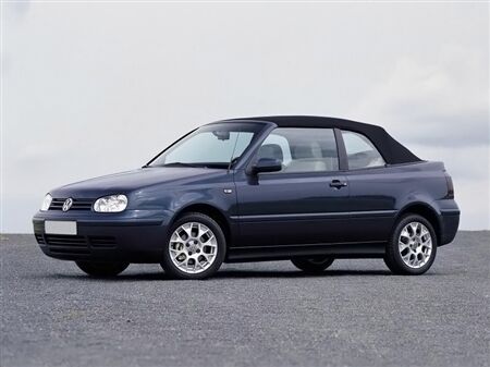 Volkswagen Convertible Top 1995-2000 Golf Cabrio Twill Grain Vinyl Black