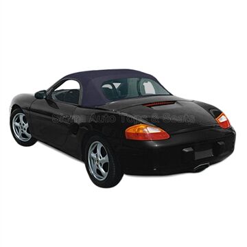 Porsche Convertible Top 1997-2002 Boxster Metropol Blue German A5 Canvas Plastic Rear Window