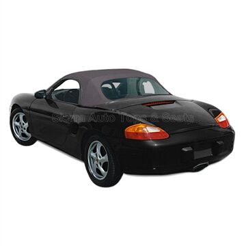 Porsche Convertible Top 1997-2002 Boxster Space Gray German A5 Canvas Plastic Rear Window