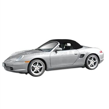 Porsche Convertible Top 2003-2004 Boxster Black Stayfast Canvas Glass Rear Window