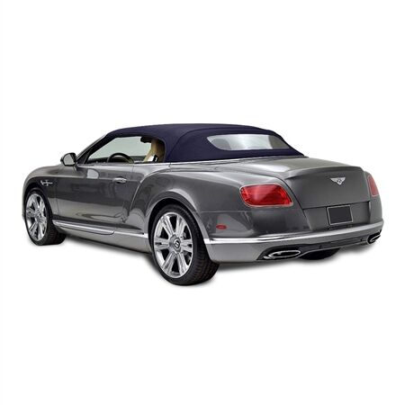 Bentley GTC Convertible Top 2007-2018 Blue Twill Canvas Glass Rear Window