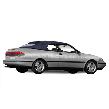 SAAB 9-3 Convertible Top 1998-2003 Blue Canvas Cloth No Rear Window