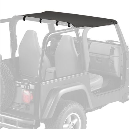 Sierra Offroad Jeep Sun Top for 1997-06 Wrangler TJ in Black Denim