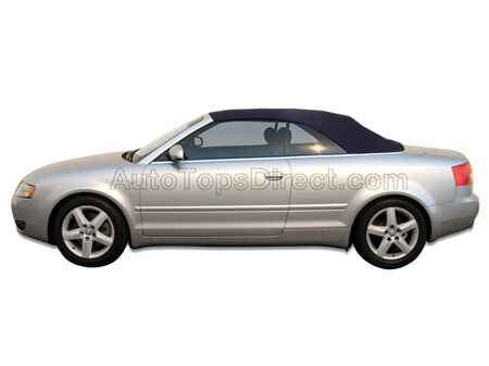 Audi Convertible Top 2003-2009 A4/S4 Blue Canvas Cloth Glass Rear Window