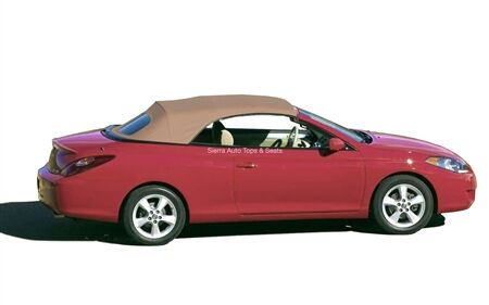 Toyota Convertible Top 2004-2009 Camry Solara Tan Stayfast Canvas Glass Rear Window