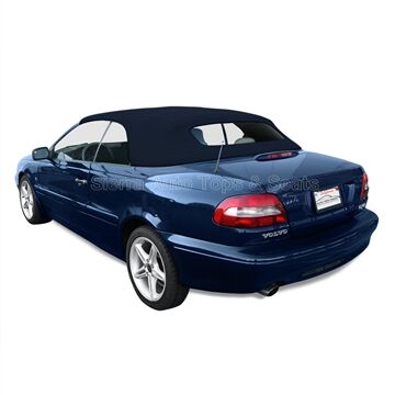 Volvo Convertible Top 1998-2006 C70 Marine Blue Sonnenland German A5 Canvas Glass Rear Window