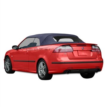 SAAB 9-3 Convertible Top 2004-2009 Blue Twill Canvas No Rear Window
