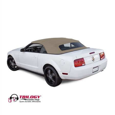 Ford Convertible Top 2005-2014 Mustang Twill Grain Vinyl Stone
