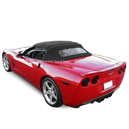 Chevrolet Convertible Top 2005-2013 C-6 Corvette TwillFast Canvas Black