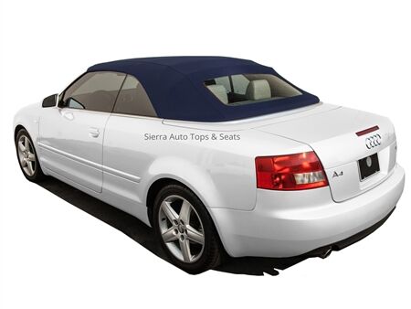 Audi Convertible Top 2003-2009 A4/S4 Blue Twill Canvas Glass Rear Window
