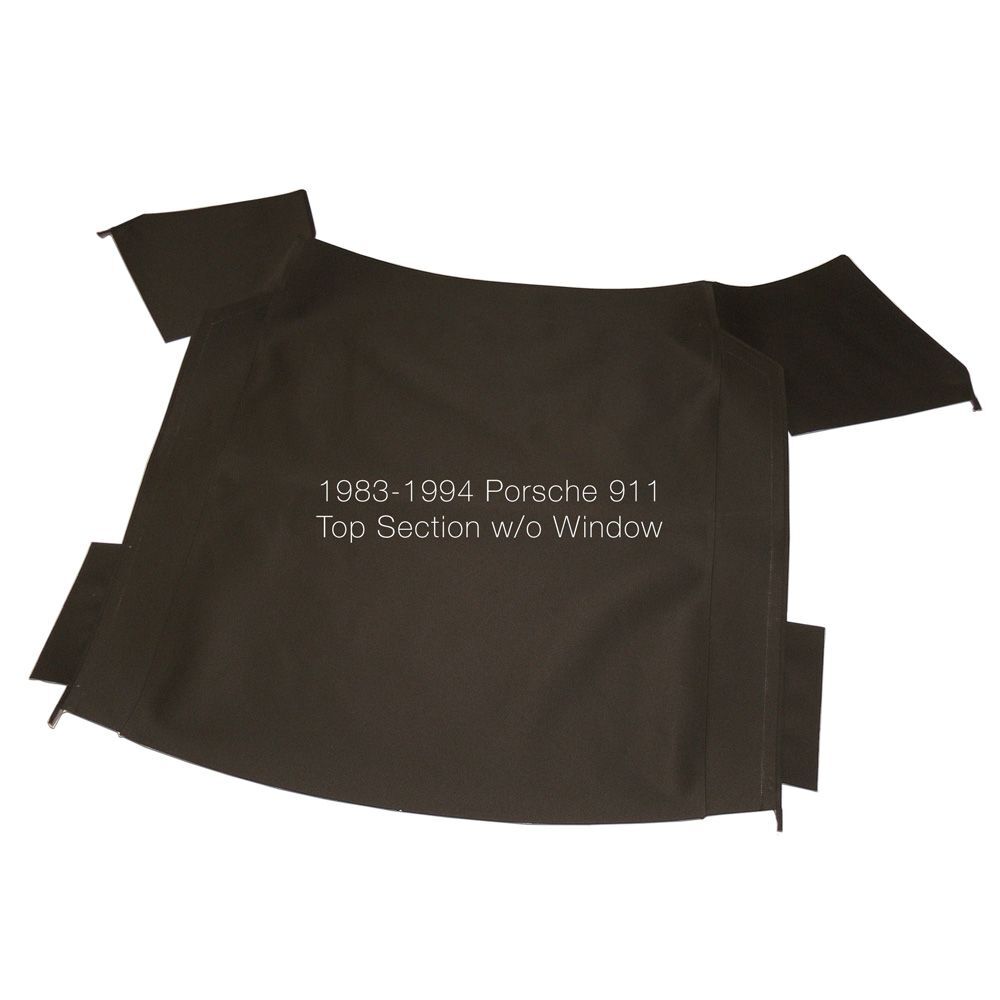 Porsche Convertible Top 1983-1994 911 Front Section TwillFast Canvas Brown