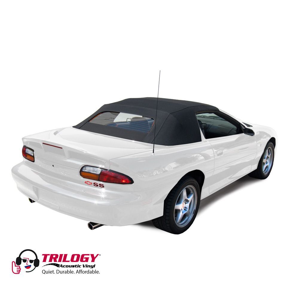 Chevrolet Convertible Top 1994-2002 Camaro/Firebird Twill Grain Acoustic Vinyl Black