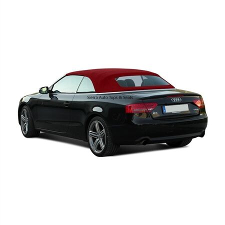 Audi Convertible Top 2010–2017 Audi A5/S5 Cabriolet Bordeaux Twill Canvas Glass Rear Window
