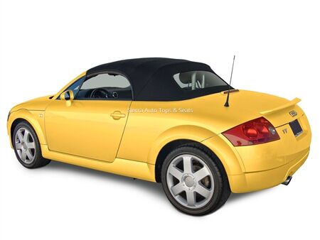Audi Convertible Top 2000–2006 TT/TTR Black Twill Canvas Glass Rear Window