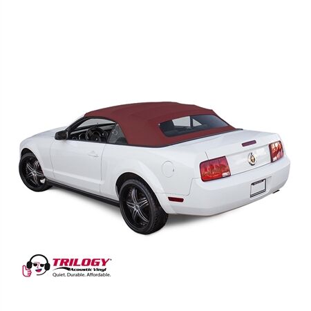 Ford Convertible Top 2005-2014 Mustang Twill Grain Vinyl Bordeaux