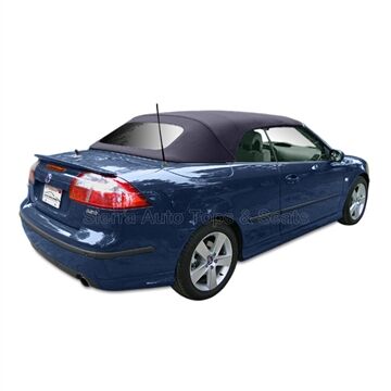 SAAB Convertible Top 1996-1998 900S/900SE Blue Twill Canvas No Rear Window