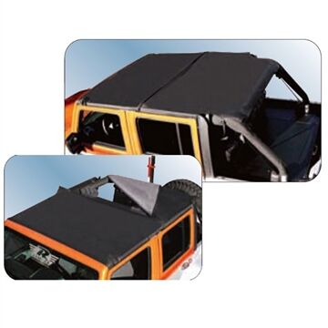 2007-2012 Jeep Wrangler Unlimited JK 4 Door Combo Top Brief, Black Diamond