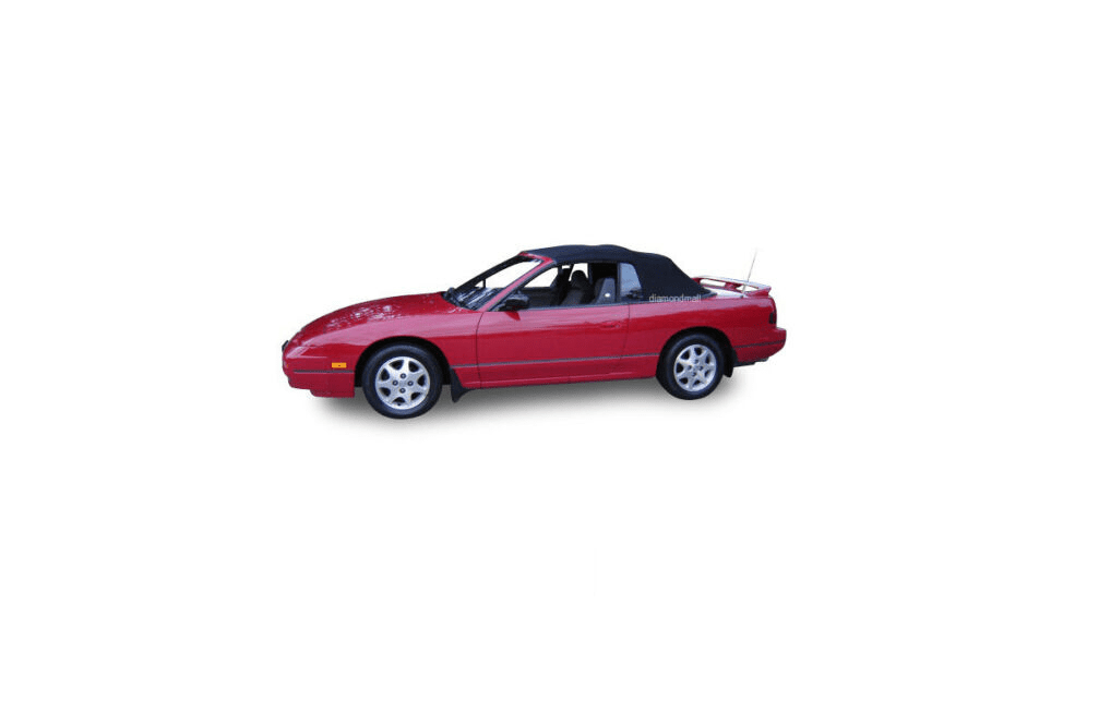 Nissan Convertible Top 1992-1994 240SX Stayfast Canvas Black