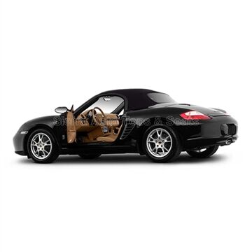Porsche Convertible Top 2005-2010 Boxster Black German A5 Canvas Glass Rear Window