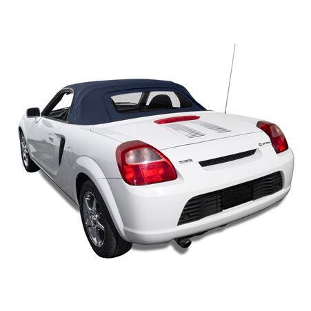 Toyota Convertible Top 2000-2007 MR2 Dark Blue Stayfast Canvas Glass Rear Window