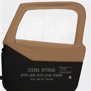 Sierra Offroad 1997-2006 TJ Wrangler Factory Style Upper Doors in Spice, Pair