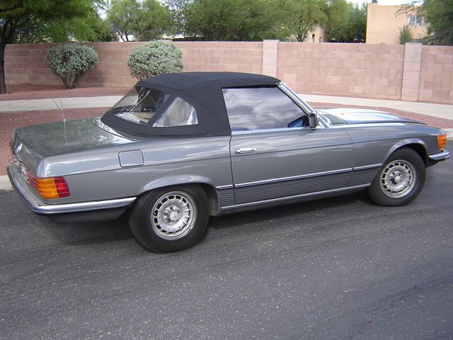 72-89 Mercedes SL TwillFast Canvas Top in black