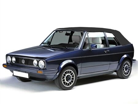 Volkswagen Convertible Top 1980-1993 Golf Cabrio Cabrio Grain Vinyl Black