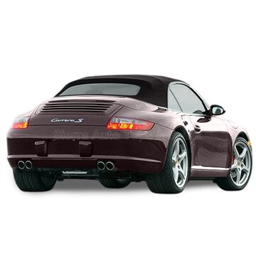 Porsche Convertible Top 2002-2008 996/997 Carrera Black German A5 Canvas No Rear Window