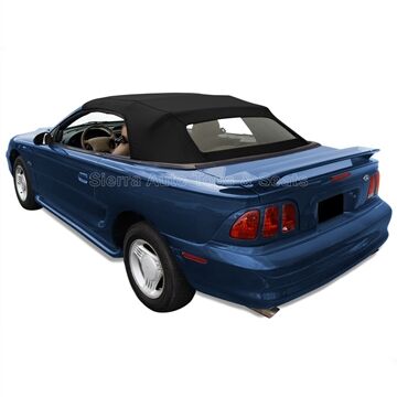 Ford Convertible Top 1994-2004 Mustang Sailcloth Vinyl Black