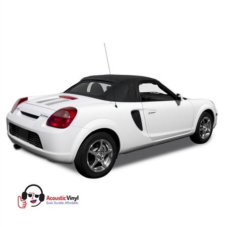 Toyota Convertible Top 2000-2007 MR2 Black Trilogy Acoustic Vinyl Glass Rear Window