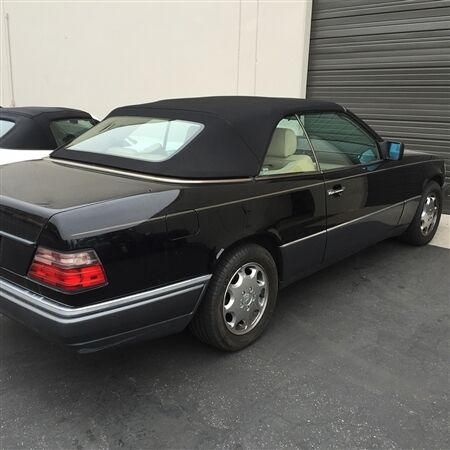 Mercedes Convertible Top 1992-1995 300CE/E320 (W124 Chassis) Black German Canvas No Rear Window