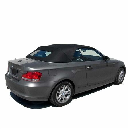 BMW Convertible Top 2008-2013 1 Series (E88) Black TwillFast RPC Canvas Glass Rear Window