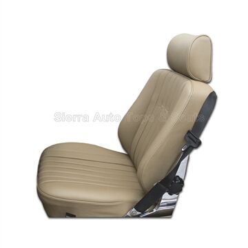 Mercedes SL Roadster, 1986-1989 Seat Kit, Leather, Diamond Insert, Beige