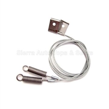 Ford Mustang, 1994-Feb 1995, Side Tension Cables (Pair), 35 1/8" Length