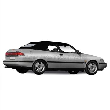 SAAB 9-3 Convertible Top 1998-2003 Black Canvas Cloth No Rear Window