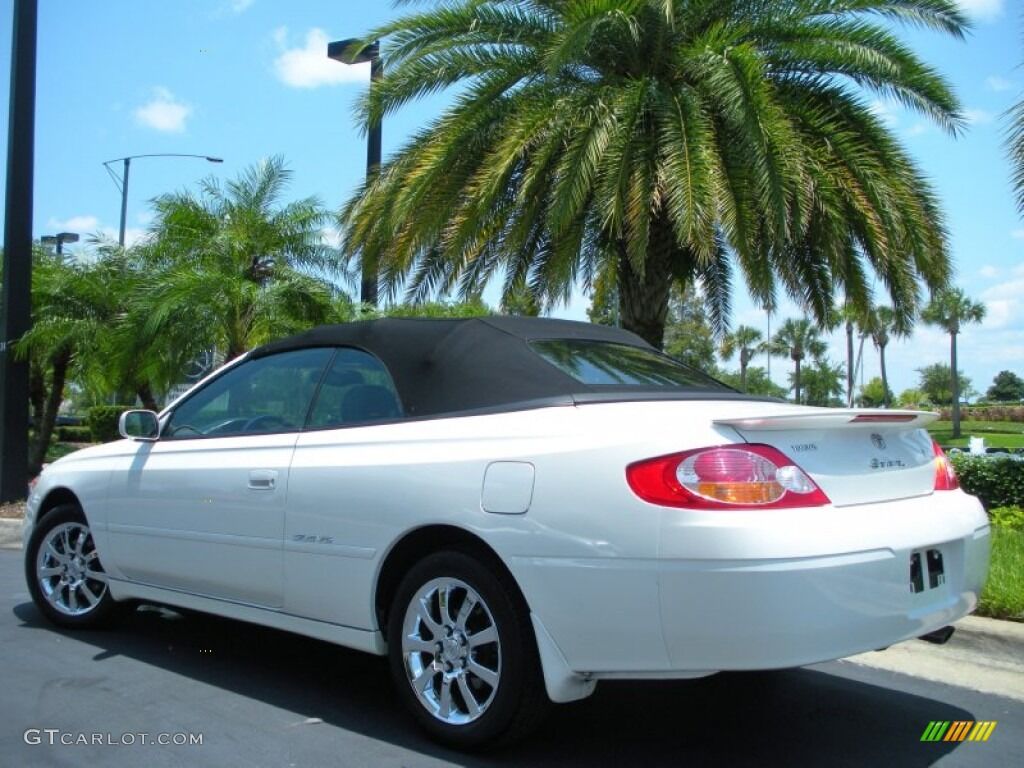 Toyota Convertible Top 2000-2003 Solara Black Stayfast Canvas Glass Rear Window