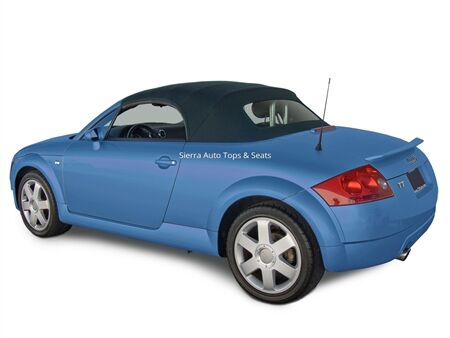Audi Convertible Top 2000–2006 TT/TTR Black Canvas Cloth Glass Rear Window