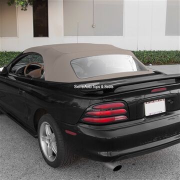 Ford Convertible Top 1994-2004 Mustang 1 Piece Plastic Window Sailcloth Vinyl Parchment