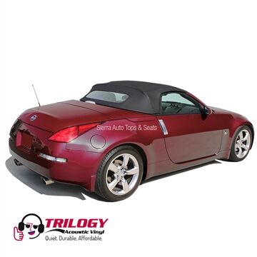 Nissan Convertible Top 2004-2009 350Z Trilogy Acoustic Vinyl Black