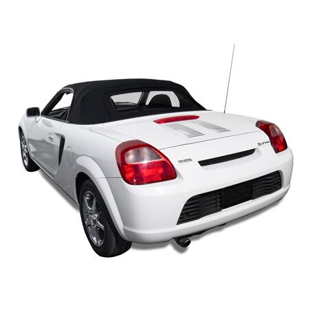 Toyota Convertible Top 2000-2007 MR2 Black Stayfast Canvas Glass Rear Window