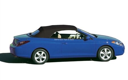 Toyota Convertible Top 2004-2009 Camry Solara Black TwillFast Canvas Glass Rear Window