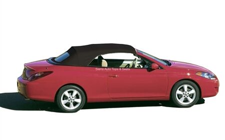 Toyota Convertible Top 2004-2009 Camry Solara Black Stayfast Canvas Glass Convertible Top
