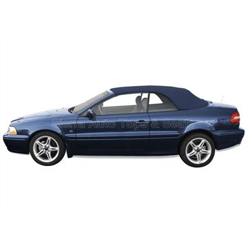 Volvo Convertible Top 1998-2006 C70 Blue Canvas Cloth Glass Rear Window
